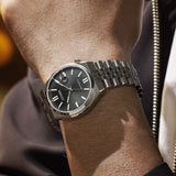Buy Shop Citizen Tsuyosa 60 Automatic Black Dial Silver Steel Strap Watch for Men - NK0020-55E USA Online
