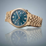 Buy Shop Citizen Tsuyosa 60 Automatic Blue Dial Rose Gold Steel Strap Watch for Men - NK0023-57L USA Online