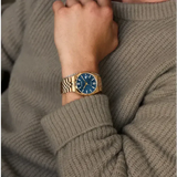 Buy Shop Citizen Tsuyosa 60 Automatic Blue Dial Rose Gold Steel Strap Watch for Men - NK0023-57L USA Online
