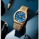 Buy Shop Citizen Tsuyosa 60 Automatic Blue Dial Rose Gold Steel Strap Watch for Men - NK0023-57L USA Online