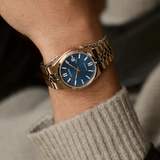 Buy Shop Citizen Tsuyosa 60 Automatic Blue Dial Rose Gold Steel Strap Watch for Men - NK0023-57L USA Online