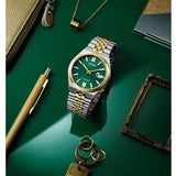 Buy Shop Citizen Tsuyosa 60 Automatic Green Dial Two Tone Steel Strap Watch for Men - NK0024-54X USA Online