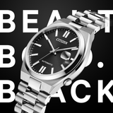 Buy Shop Citizen Tsuyosa Automatic Black Dial Silver Steel Strap Watch For Men - NJ0150-81E USA Online