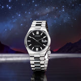 Buy Shop Citizen Tsuyosa Automatic Black Dial Silver Steel Strap Watch For Men - NJ0150-81E USA Online
