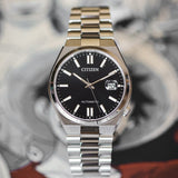 Buy Shop Citizen Tsuyosa Automatic Black Dial Silver Steel Strap Watch For Men - NJ0150-81E USA Online
