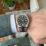 Buy Shop Citizen Tsuyosa Automatic Black Dial Silver Steel Strap Watch For Men - NJ0150-81E USA Online