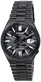 Buy Shop Citizen Tsuyosa Automatic Camouflage Black Dial Black Steel Strap Watch For Men - NJ0155-87E USA Online