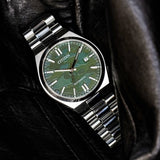 Buy Shop Citizen Tsuyosa Automatic Camouflage Green Dial Silver Steel Strap Watch For Men - NJ0159-86X USA Online