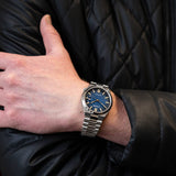 Buy Shop Citizen Tsuyosa Automatic Dark Blue Dial Silver Steel Strap Watch For Men - NJ0151-88L USA Online