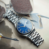 Buy Shop Citizen Tsuyosa Automatic Dark Blue Dial Silver Steel Strap Watch For Men - NJ0151-88L USA Online