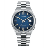 Buy Shop Citizen Tsuyosa Automatic Dark Blue Dial Silver Steel Strap Watch For Men - NJ0151-88L USA Online