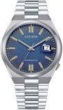 Buy Shop Citizen Tsuyosa Automatic Dark Blue Dial Silver Steel Strap Watch For Men - NJ0151-88L USA Online