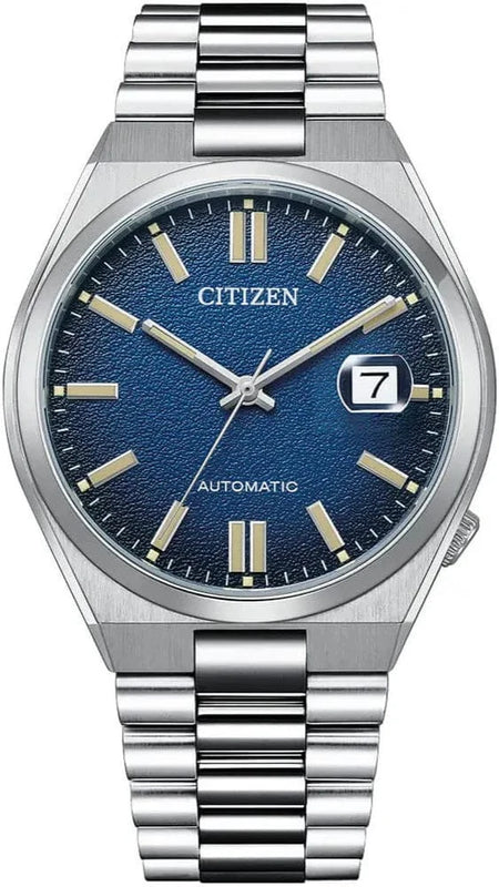 Buy Shop Citizen Tsuyosa Automatic Dark Blue Dial Silver Steel Strap Watch For Men - NJ0151-88L USA Online