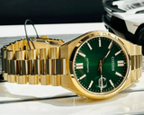 Buy Shop Citizen Tsuyosa Automatic Green Dial Gold Steel Strap Watch For Men - NJ0152-51X USA Online