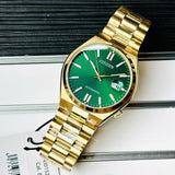 Buy Shop Citizen Tsuyosa Automatic Green Dial Gold Steel Strap Watch For Men - NJ0152-51X USA Online