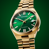 Buy Shop Citizen Tsuyosa Automatic Green Dial Gold Steel Strap Watch For Men - NJ0152-51X USA Online