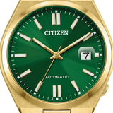 Buy Shop Citizen Tsuyosa Automatic Green Dial Gold Steel Strap Watch For Men - NJ0152-51X USA Online