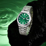 Buy Shop Citizen Tsuyosa Automatic Green Dial Silver Steel Strap Watch For Men - NJ0150-81X USA Online