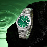 Buy Shop Citizen Tsuyosa Automatic Green Dial Silver Steel Strap Watch For Men - NJ0150-81X USA Online