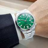 Buy Shop Citizen Tsuyosa Automatic Green Dial Silver Steel Strap Watch For Men - NJ0150-81X USA Online