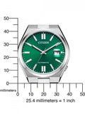 Buy Shop Citizen Tsuyosa Automatic Green Dial Silver Steel Strap Watch For Men - NJ0150-81X USA Online