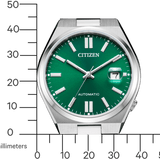 Buy Shop Citizen Tsuyosa Automatic Green Dial Silver Steel Strap Watch For Men - NJ0150-81X USA Online