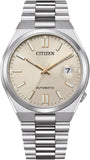 Buy Shop Citizen Tsuyosa Automatic Oatmeal White Dial Silver Steel Strap Watch For Men - NJ0151-88W USA Online
