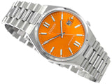 Buy Shop Citizen Tsuyosa Automatic Orange Dial Silver Steel Strap Watch For Men - NJ0151-88Z USA Online