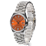 Buy Shop Citizen Tsuyosa Automatic Orange Dial Silver Steel Strap Watch For Men - NJ0151-88Z USA Online