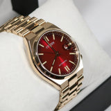 Buy Shop Citizen Tsuyosa Automatic Red Dial Gold Steel Strap Watch For Men - NJ0153-82X USA Online