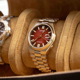 Buy Shop Citizen Tsuyosa Automatic Red Dial Gold Steel Strap Watch For Men - NJ0153-82X USA Online