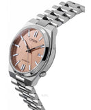 Buy Shop Citizen Tsuyosa Automatic Salmon Orange Dial Silver Steel Strap Watch For Men - NJ0159-86Z USA Online