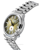 Buy Shop Citizen Tsuyosa Automatic Titanium Yellow Dial Silver Steel Strap Watch For Men - NK5010-51X USA Online