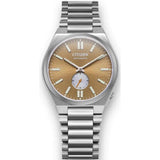 Buy Shop Citizen Tsuyosa Automatic Titanium Yellow Dial Silver Steel Strap Watch For Men - NK5010-51X USA Online