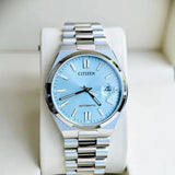 Buy Shop Citizen Tsuyosa Automatic Turquoise Dial Silver Steel Strap Watch For Men - NJ0151-88M USA Online