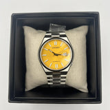 Buy Shop Citizen Tsuyosa Automatic Yellow Dial Silver Steel Strap Watch for Men - NJ0150-56Z USA Online