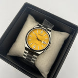 Buy Shop Citizen Tsuyosa Automatic Yellow Dial Silver Steel Strap Watch for Men - NJ0150-56Z USA Online