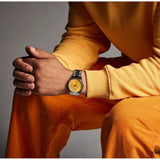 Buy Shop Citizen Tsuyosa Automatic Yellow Dial Silver Steel Strap Watch for Men - NJ0150-56Z USA Online