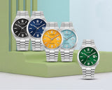 Buy Shop Citizen Tsuyosa Automatic Yellow Dial Silver Steel Strap Watch for Men - NJ0150-56Z USA Online