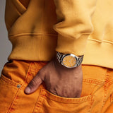 Buy Shop Citizen Tsuyosa Automatic Yellow Dial Silver Steel Strap Watch for Men - NJ0150-56Z USA Online