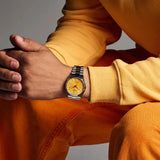 Buy Shop Citizen Tsuyosa Automatic Yellow Dial Silver Steel Strap Watch for Men - NJ0150-56Z USA Online