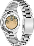 Buy Shop Citizen Tsuyosa Automatic Yellow Dial Silver Steel Strap Watch for Men - NJ0150-56Z USA Online