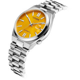 Buy Shop Citizen Tsuyosa Automatic Yellow Dial Silver Steel Strap Watch for Men - NJ0150-56Z USA Online