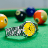 Buy Shop Citizen Tsuyosa Automatic Yellow Dial Silver Steel Strap Watch for Men - NJ0150-81Z USA Online