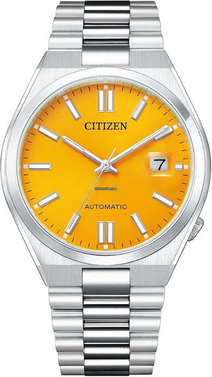Buy Shop Citizen Tsuyosa Automatic Yellow Dial Silver Steel Strap Watch for Men - NJ0150-81Z USA Online