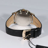 Buy Shop Citizen Watch Eco Drive Day & Date White Dial Black Leather Strap Watch For Men - AO9003-16A USA Online