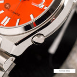 Buy Shop Citizen x Pantone Automatic Blazing Red Dial Silver Steel Strap Watch For Men - NJ0158-89W USA Online