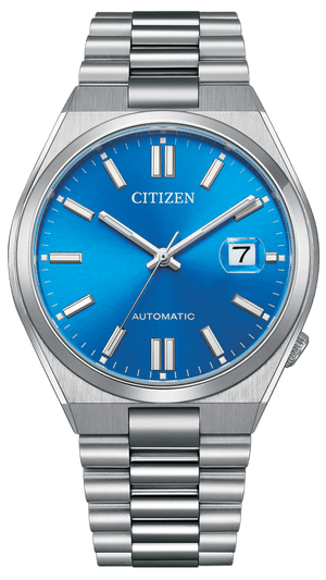 Buy Shop Citizen x Pantone Automatic Blue Dial Silver Steel Strap Watch For Men - NJ0158-89L USA Online