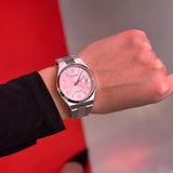 Buy Shop Citizen x Pantone Automatic Dreamy Pink Dial Silver Steel Strap Watch For Men - NJ0158-89X USA Online