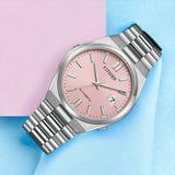 Buy Shop Citizen x Pantone Automatic Dreamy Pink Dial Silver Steel Strap Watch For Men - NJ0158-89X USA Online